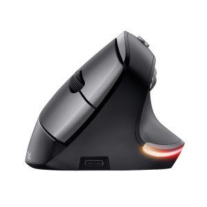 TRUST Bayo/Vertikálna/Optická/Pre pravákov/2 400 DPI/Bezdrôtová USB/Čierna 24731
