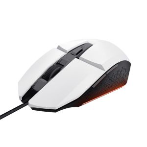 TRUST GXT 109 FELOX/Herná/Optická/Pre pravákov/6 400 DPI/Drôtová USB/Biela 25066