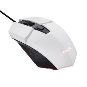 TRUST GXT 109 FELOX/Herná/Optická/Pre pravákov/6 400 DPI/Drôtová USB/Biela 25066