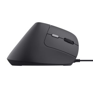 Trust Bayo II/Vertikálna/Optická/Pre pravákov/2 400 DPI/Drôtová USB/Čierna 25144