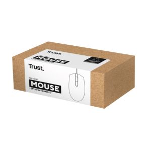Trust TM-101W/Kancelárska/Optická/1 200 DPI/Drôtová USB/Biela 25320
