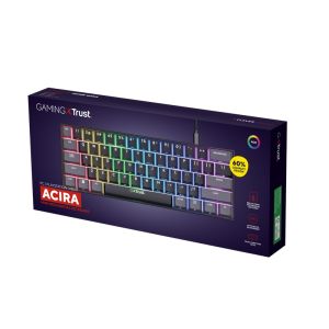 Trust Gaming GXT 867 Acira/Drôtová USB/US layout/Čierna 24882