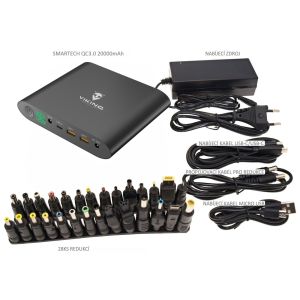 Notebook powerbank Smartech QC3.0 20000mAh - VÝPREDAJ VSMT20B