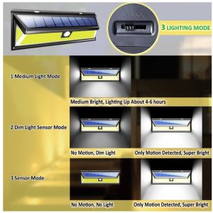 Solární LED světlo s pohybovým senzorem V80180 V80180