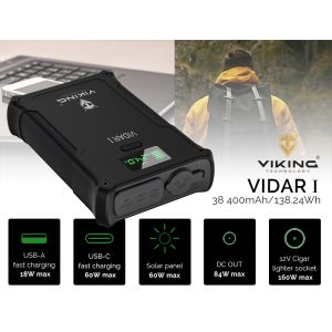 Outdoorová powerbanka Viking VIDAR I VIDARI