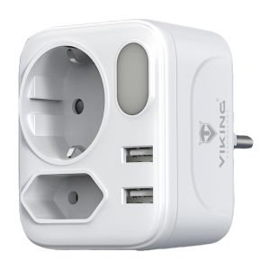 Sieťový adaptér Viking AC22, rozbočovač, 4 výstupy VAC22