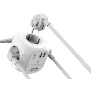 Sieťový adaptér Viking AC Cube PD, rozbočovač, 7 výstupov VACCUBEPD