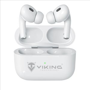 Bezdrôtové Bluetooth slúchadlá Viking AIR PLUS/ANC/BT/Bezdrôt/Biela VPRORT
