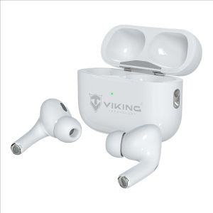 Bezdrôtové Bluetooth slúchadlá Viking AIR PLUS/ANC/BT/Bezdrôt/Biela VPRORT