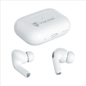 Bezdrôtové Bluetooth slúchadlá Viking AIR PLUS/ANC/BT/Bezdrôt/Biela VPRORT