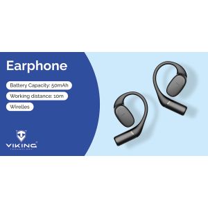 Bezdrôtové Bluetooth slúchadlá Viking V49/BT/Bezdrôt/Čierna VV49
