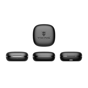 Bezdrôtové Bluetooth slúchadlá Viking V49/BT/Bezdrôt/Čierna VV49