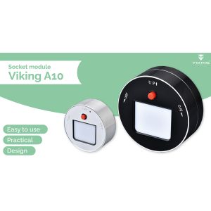 Zásuvkový modul Viking A10S, strieborná VA10S