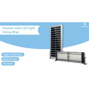 Vonkajšie solárne LED svetlo Viking SR40 VSR40