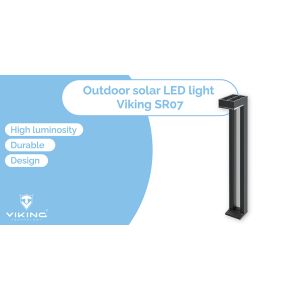 Vonkajšie solárne LED svetlo Viking SR07 - 2ks VSR07
