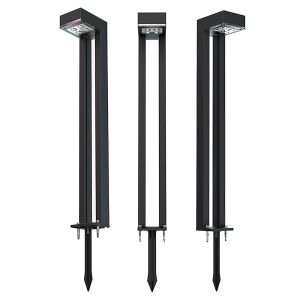 Vonkajšie solárne LED svetlo Viking SR07 - 2ks VSR07