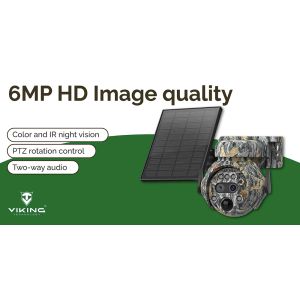 Solárna kamera Viking HDs04 4G sivá VHDS044GD