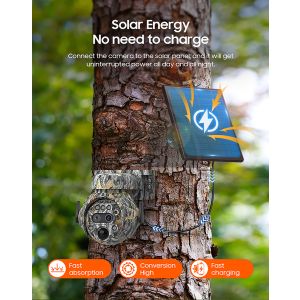 Solárna kamera Viking HDs04 4G zelená VHDS044G