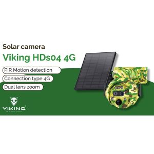 Solárna kamera Viking HDs04 4G zelená VHDS044G
