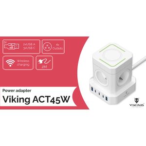 Sieťový adaptér Viking ACT45W VACT45W