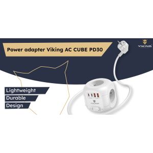 Sieťový adaptér Viking AC CUBE PD30 VACCUBEPD30