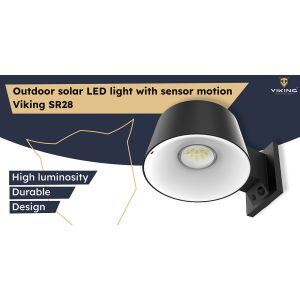 Vonkajšie solárne LED svetlo Viking SR28 VSR28