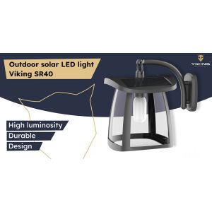 Vonkajšie solárne LED svetlo Viking SR10W VSR10W
