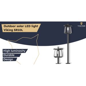 Vonkajšie solárne LED svetlo Viking SR10L VSR10L