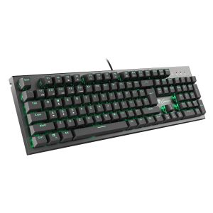 Genesis herná mechanická klávesnica THOR 300/RGB/Outemu Blue/Drôtová USB/US layout/Čierna NKG-0947