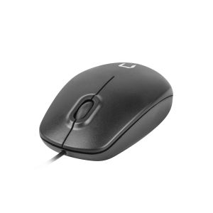 Natec laserová myš HAWK/1000 DPI/Kancelárska/Laserová/1 000 DPI/Drôtová USB/Čierna NMY-1185