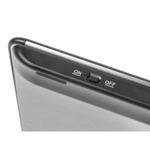 Bezdrôtová klávesnica s touch padom pre Smart TV Natec Turbot, hliníkové telo NKL-0968