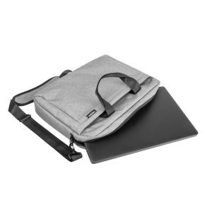 Taška pre NB NATEC Mustela 15,6", sivá NTO-0766