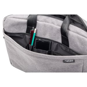 Taška pre NB NATEC Mustela 15,6", sivá NTO-0766