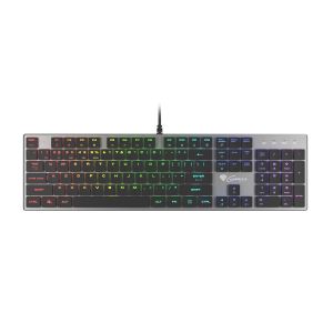 Genesis herná mechanická klávesnica THOR 420/RGB/Content Slim Blue/Drôtová USB/US layout/Sivá NKG-1587
