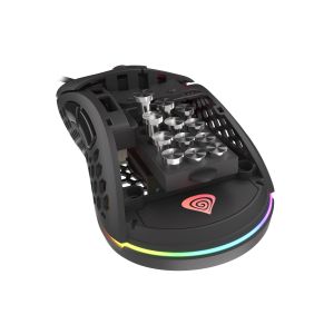 Genesis herná optická myš XENON 800/RGB/Herná/Optická/Pre pravákov/6 000 DPI/Drôtová USB/Čierna NMG-1629