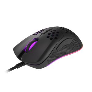 Genesis herná optická myš KRYPTON 550/RGB/Herná/Optická/Pre pravákov/8 000 DPI/Drôtová USB/Čierna NMG-1680