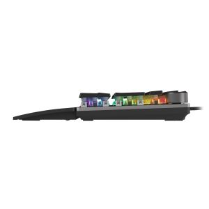 Genesis herná mechanická klávesnica THOR 400/RGB/Kailh Red/Drôtová USB/US layout/Čierna NKG-1723