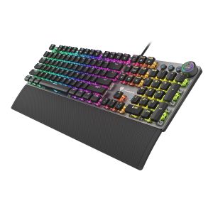 Genesis herná mechanická klávesnica THOR 401/RGB/Kailh Brown/Drôtová USB/US layout/Čierna NKG-1724