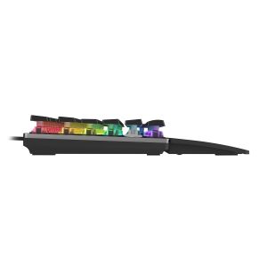 Genesis herná mechanická klávesnica THOR 401/RGB/Kailh Brown/Drôtová USB/US layout/Čierna NKG-1724
