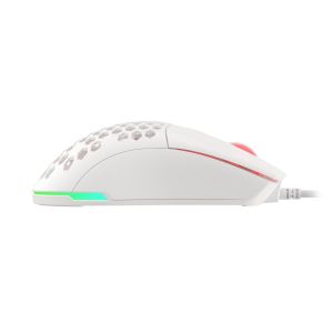 Genesis herná optická myš KRYPTON 750/RGB/8000 DPI/Herná/Optická/8 000 DPI/Drôtová USB/Biela NMG-1842