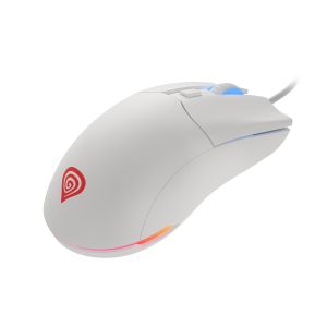 Genesis herná optická myš KRYPTON 750/RGB/8000 DPI/Herná/Optická/8 000 DPI/Drôtová USB/Biela NMG-1842