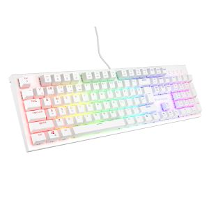 Genesis herná mechanická klávesnica THOR 303/RGB/Outemu Brown/Drôtová USB/US layout/Biela NKG-1861