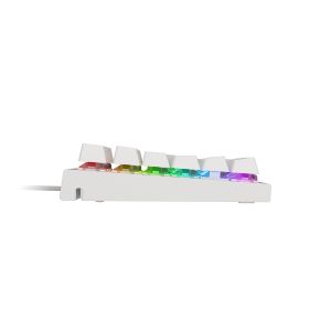 Genesis herná mechanická klávesnica THOR 303/RGB/Outemu Brown/Drôtová USB/US layout/Biela NKG-1861