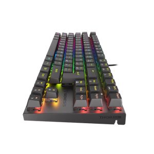 Genesis herná mechanická klávesnica THOR 303/TKL/RGB/Outemu Red/Drôtová USB/ CZ- SK layout/Čierna NKG-1883