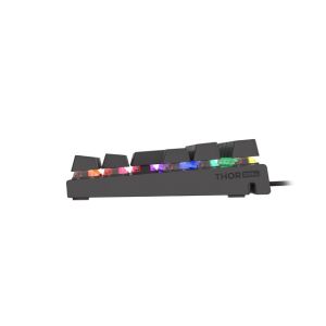 Genesis herná mechanická klávesnica THOR 303/TKL/RGB/Outemu Red/Drôtová USB/ CZ- SK layout/Čierna NKG-1883