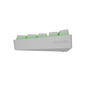 Genesis herná klávesnica THOR 660/RGB/Gateron Brown/Bezdrôtová USB + Bluetooth/US layout/Biela NKG-1915