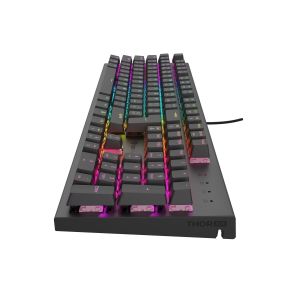 Genesis tichá herná klávesnica THOR 303/RGB/Outemu Peach Silent/Drôtová USB/ CZ- SK layout/Čierna NKG-2180