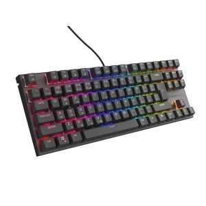 Genesis tichá herná klávesnica THOR 303/TKL/RGB/Outemu Peach/Drôtová USB/ CZ- SK layout/Čierna NKG-1880