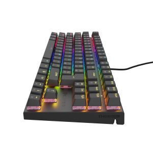 Genesis tichá herná klávesnica THOR 303/TKL/RGB/Outemu Peach/Drôtová USB/ CZ- SK layout/Čierna NKG-1880