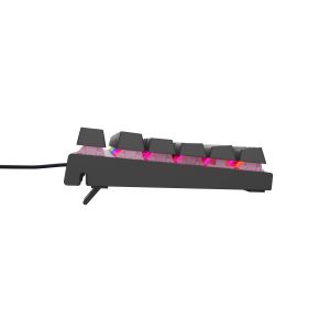 Genesis tichá herná klávesnica THOR 303/TKL/RGB/Outemu Peach/Drôtová USB/ CZ- SK layout/Čierna NKG-1880